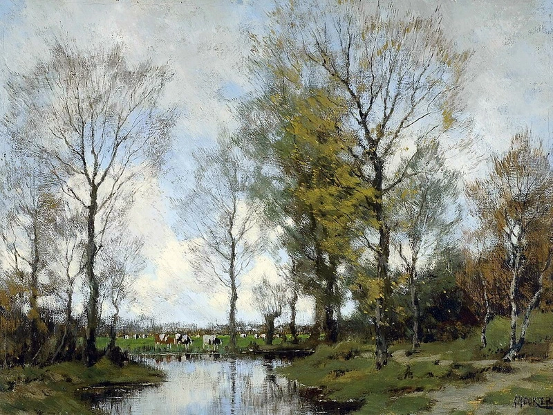 1866-Arnold Marc Gorter - Giorno d'autunno